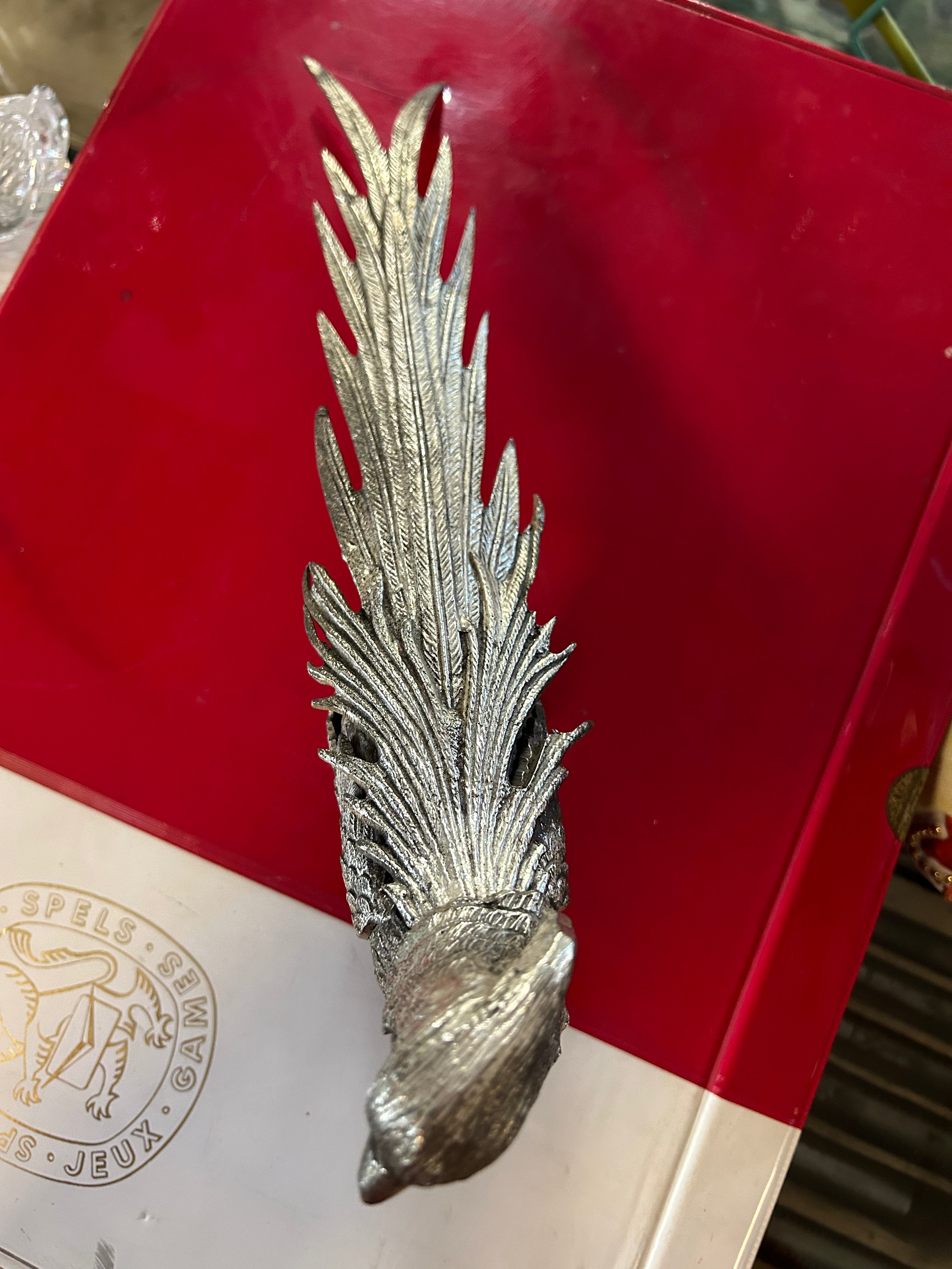 Fagiano in Metallo argentato