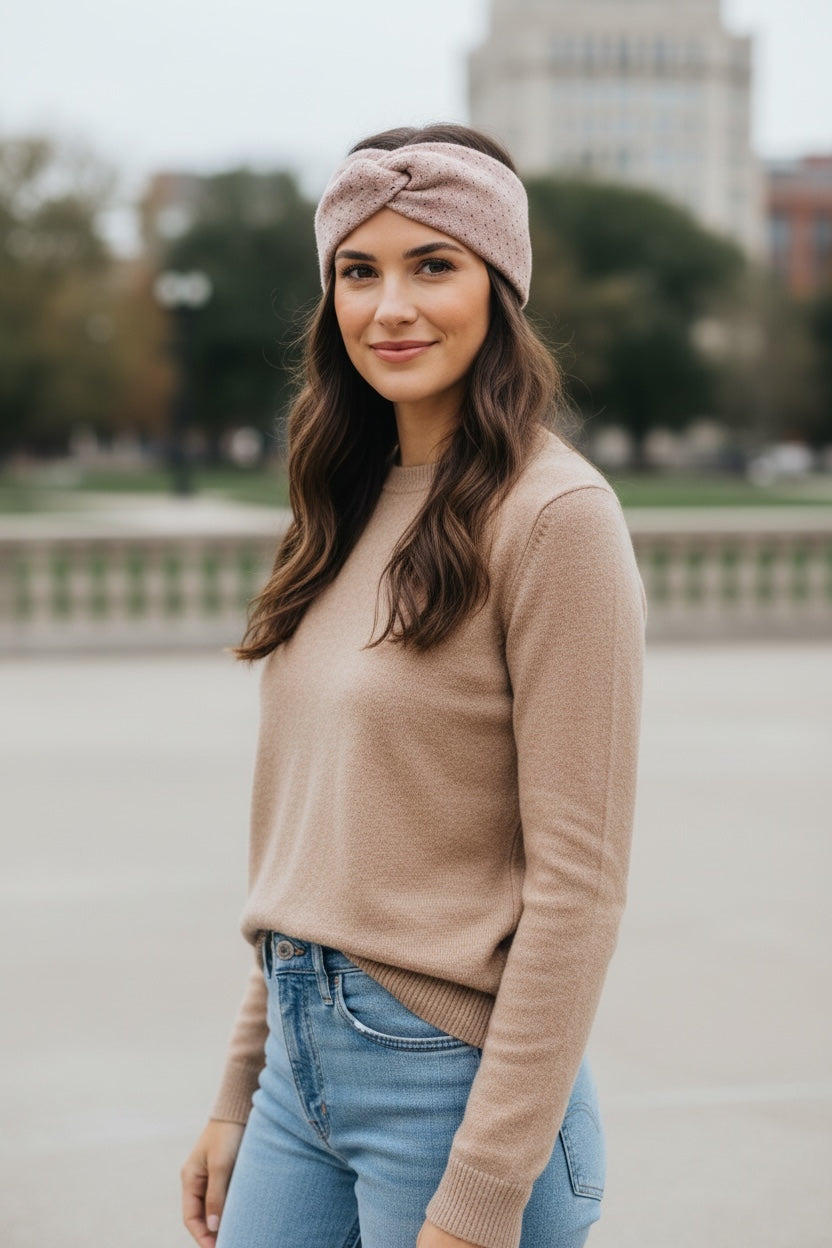 Fascia Testa Rosa Nuova