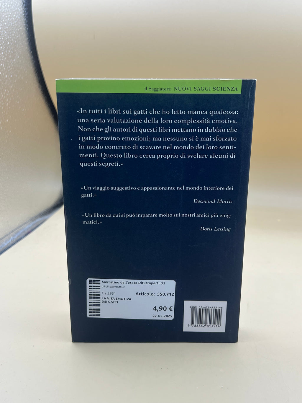 La Vita Emotiva Dei Gatti - Jeffery Moussaieff Masson