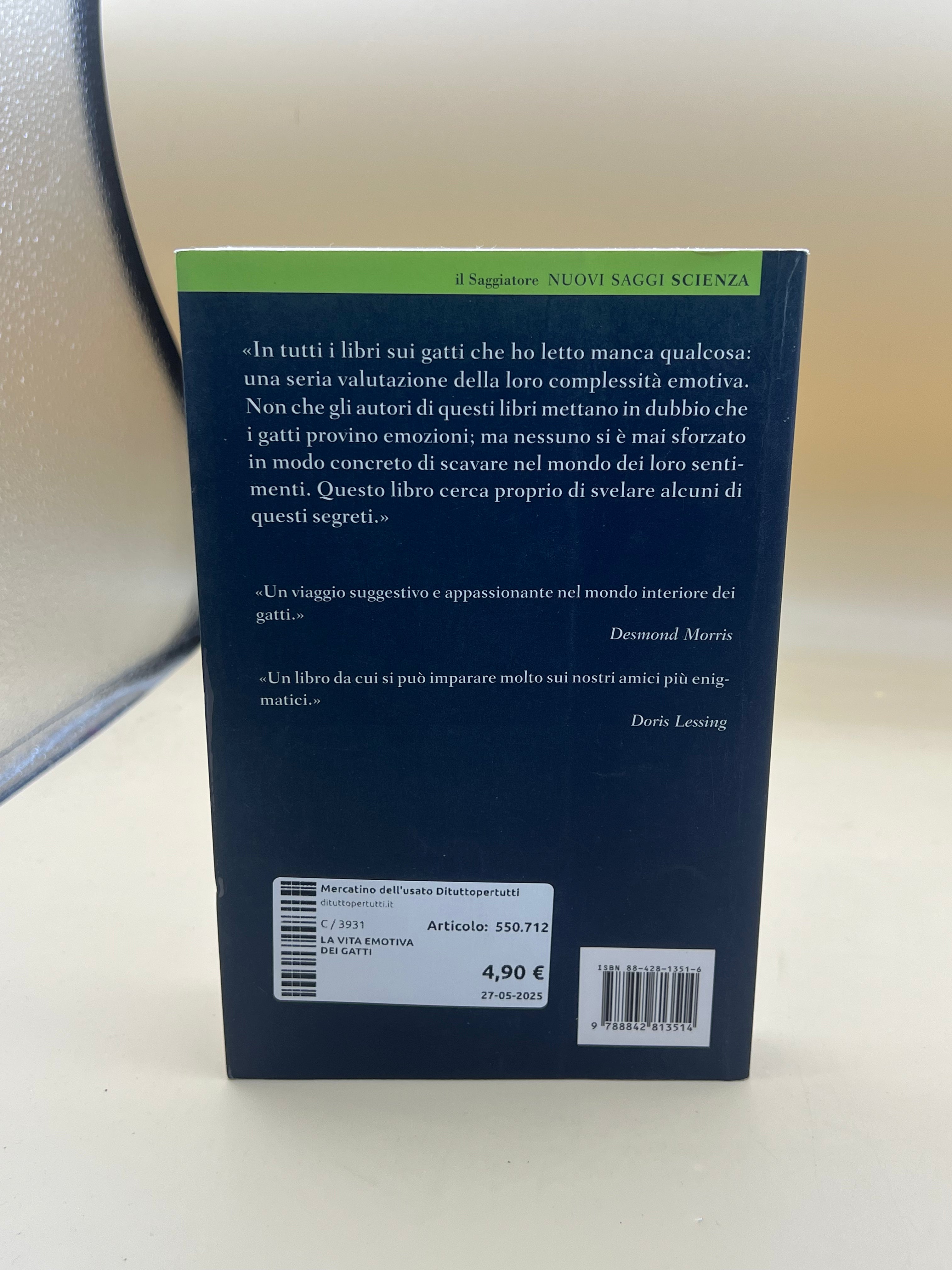 La Vita Emotiva Dei Gatti - Jeffery Moussaieff Masson