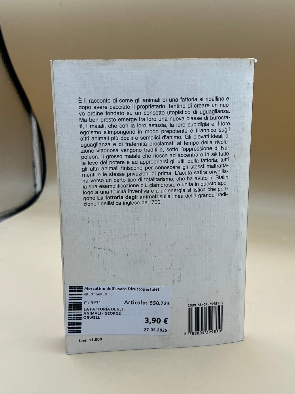 La Fattoria Degli Animali - George Orwell