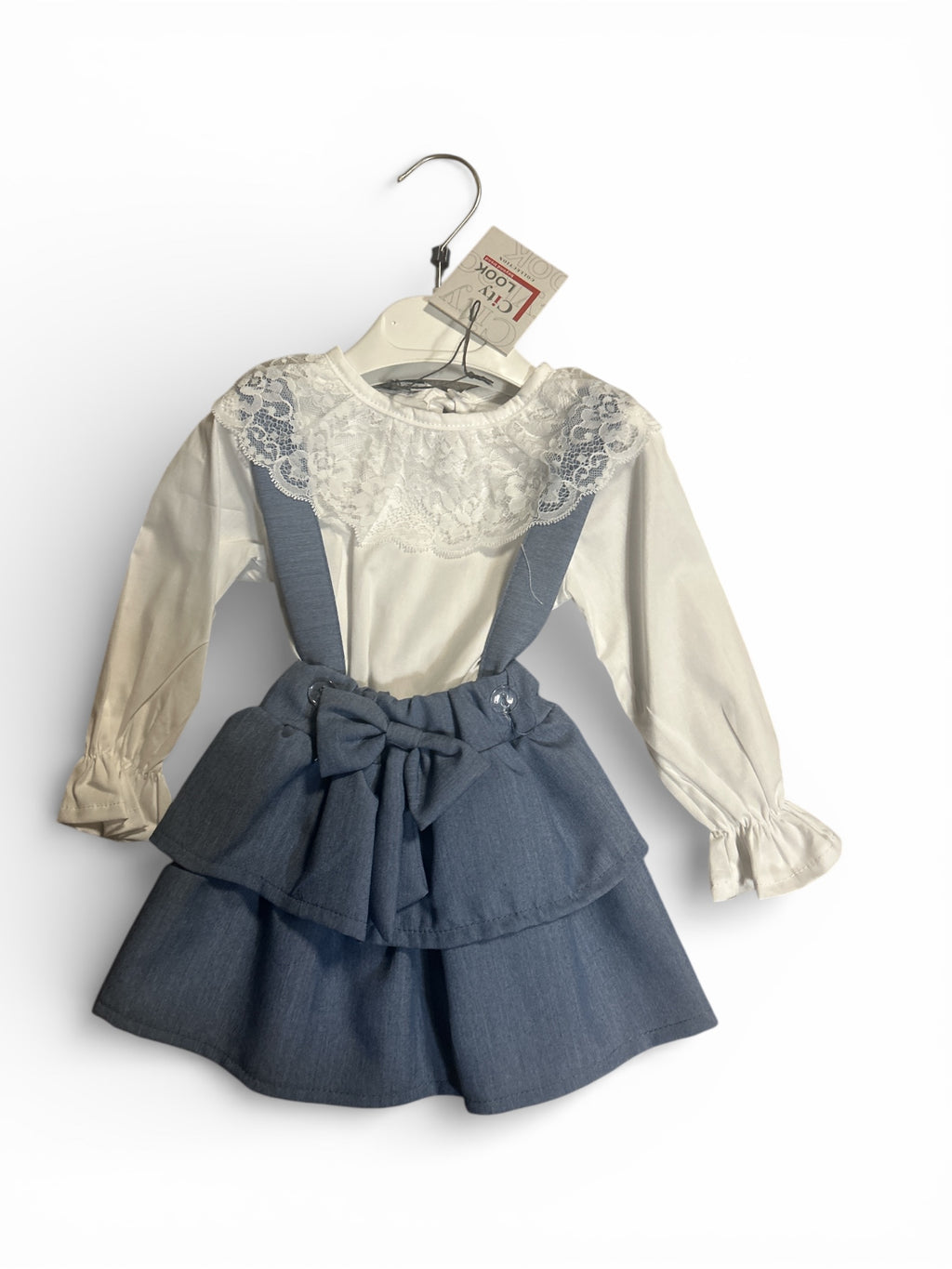 Completo Camicia Bianca+ Gonna Nuova 12 Mesi