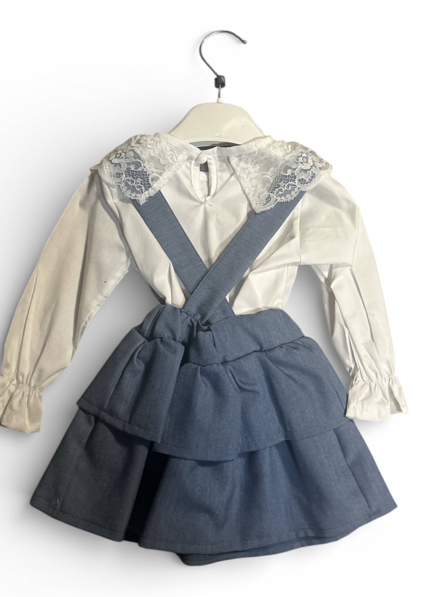 Completo Camicia Bianca+ Gonna Nuova 6 Mesi