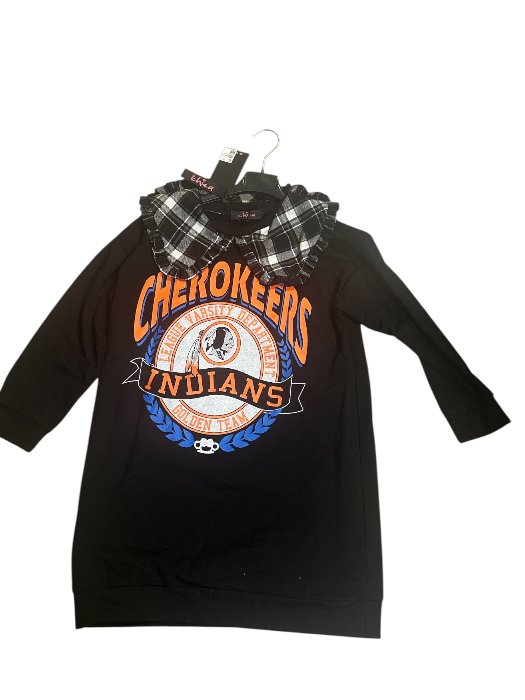 Vestito Nero Felpa 6 Anni Nuovo