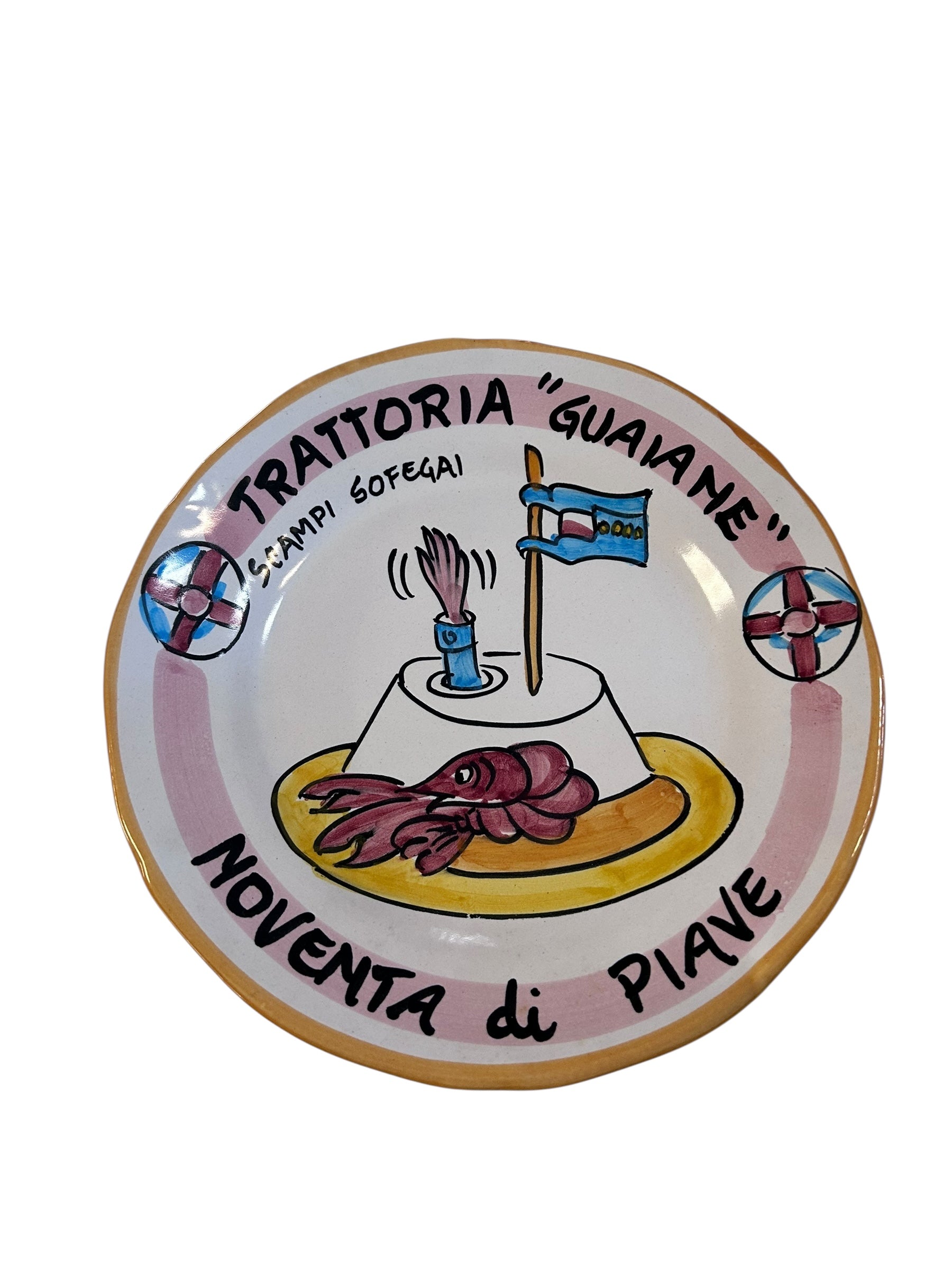 Piatto Buon Ricordo "trattoria Guaiane" Noventa di Piave