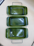 Set Tre Teglie Piccole Da Forno Con Supporto Boch