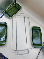 Set Tre Teglie Piccole Da Forno Con Supporto Boch