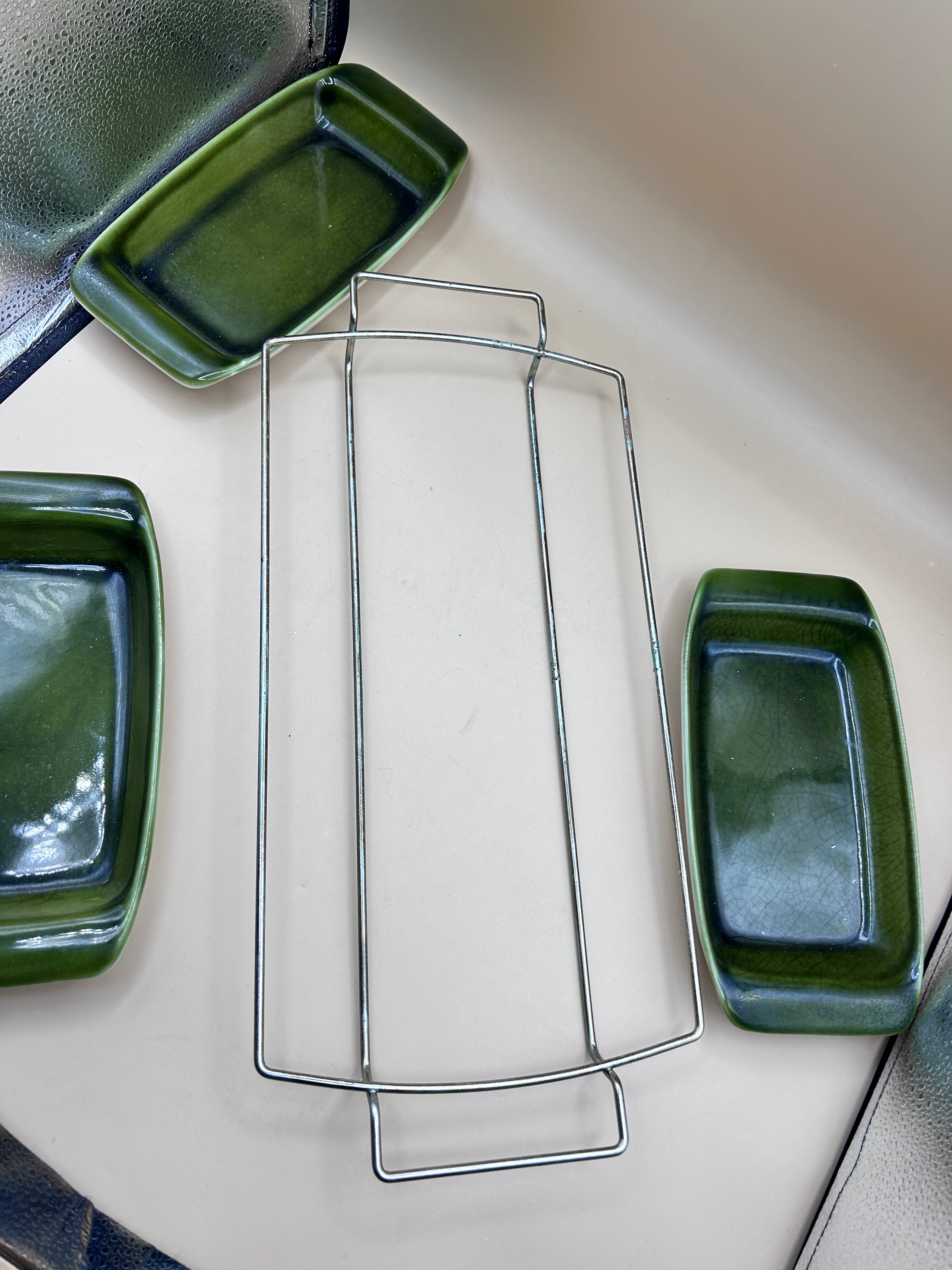 Set Tre Teglie Piccole Da Forno Con Supporto Boch