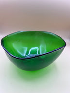 Scodella Quadrata Vetro Verde