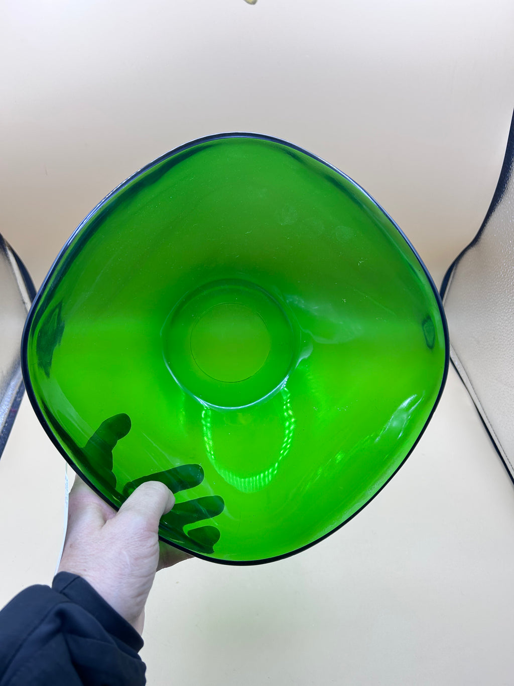 Scodella Quadrata Vetro Verde