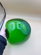 Scodella Quadrata Vetro Verde