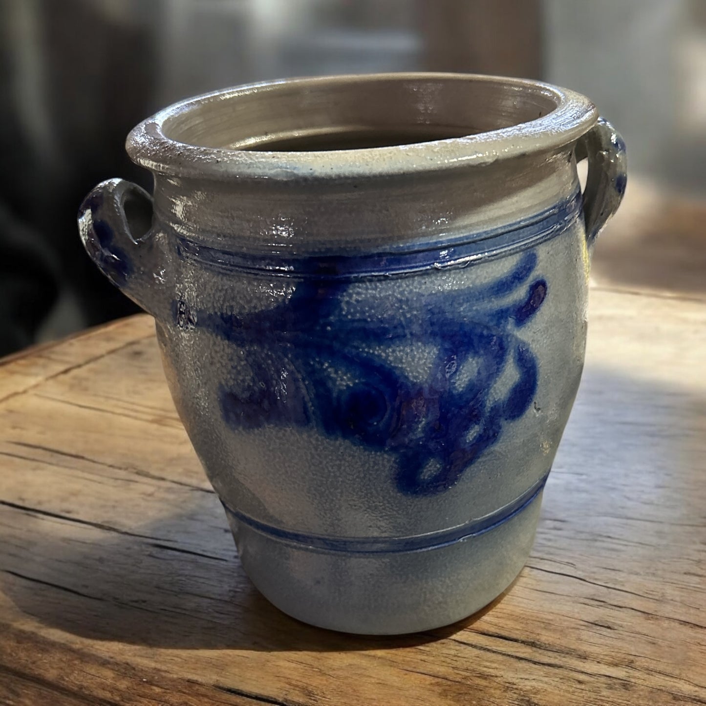 Vaso Grigio Blu Vintage grès alsaziano