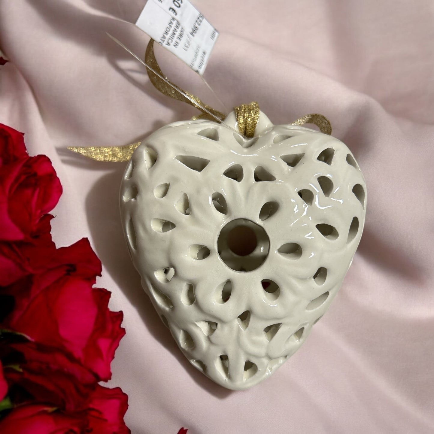 Cuore In Ceramica Traforato