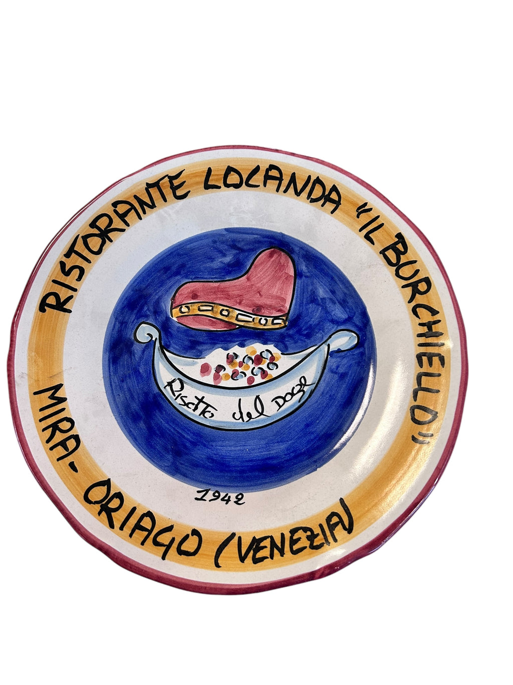 Piatto Buon Ricordo Ristorante Locanda Il Burchiello Mira-Oriago Venezia