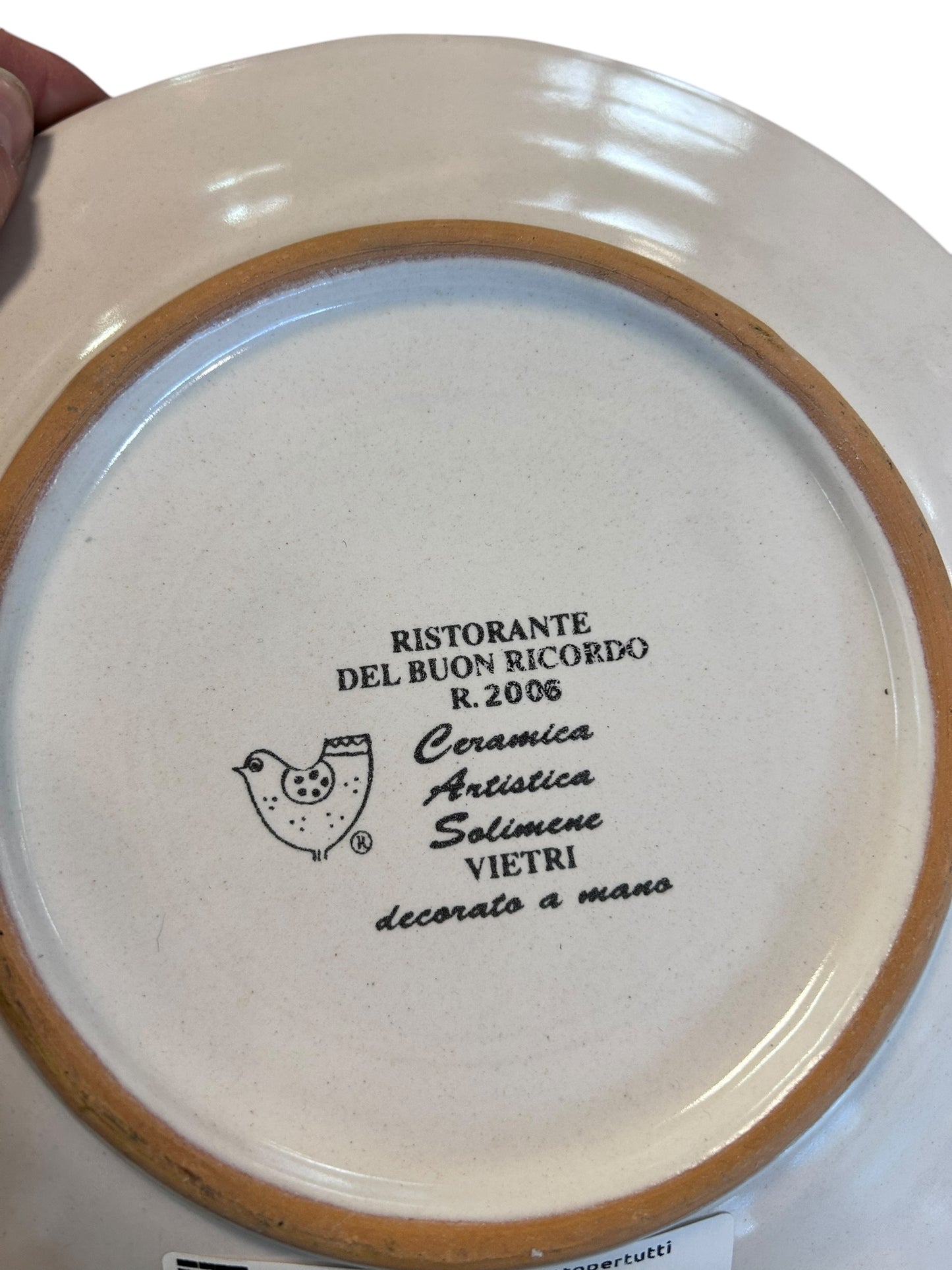 Piatto Buon Ricordo Ristorante Locanda Il Burchiello Mira-Oriago Venezia