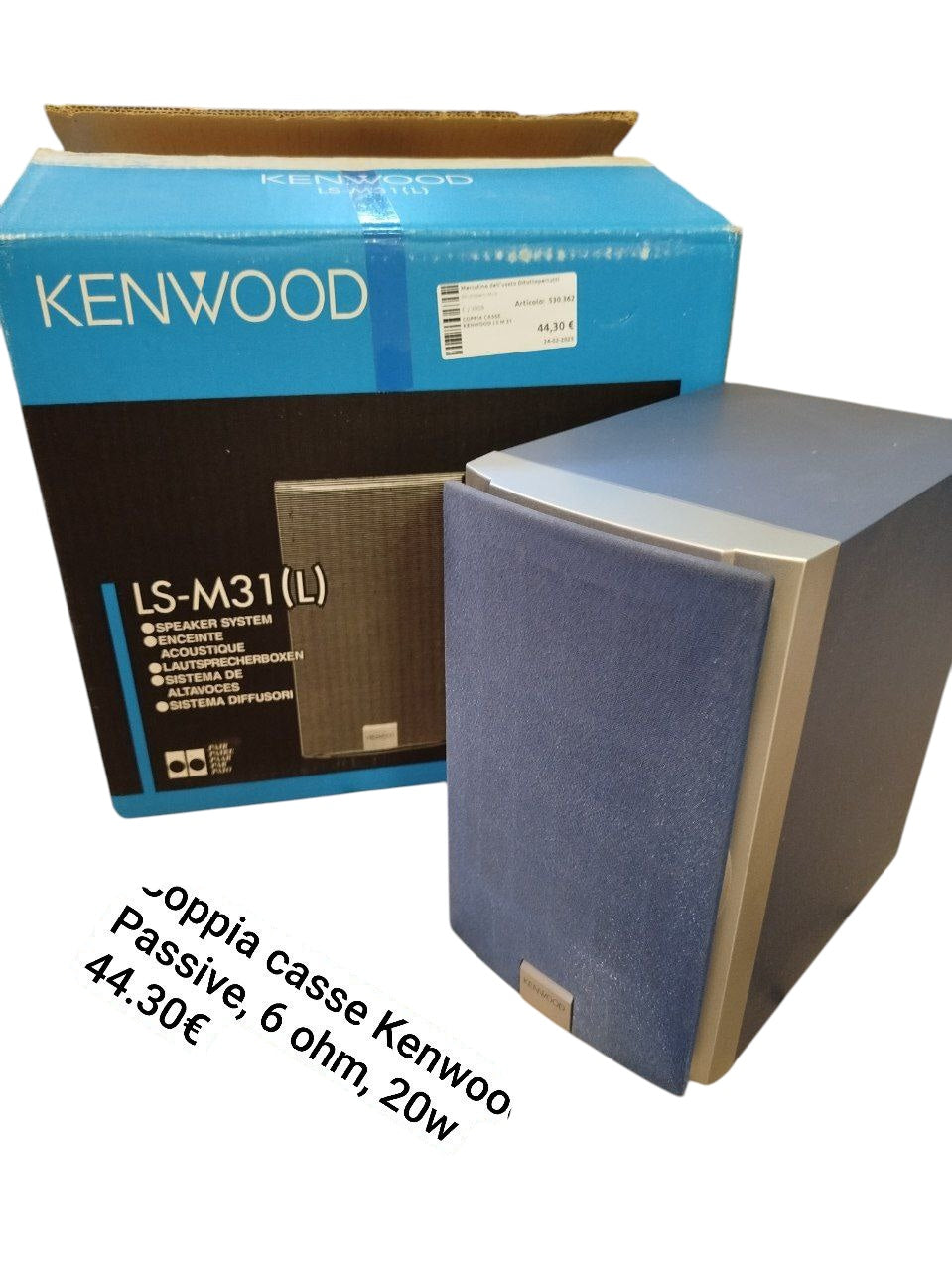 Coppia Casse Kenwood Ls M 31