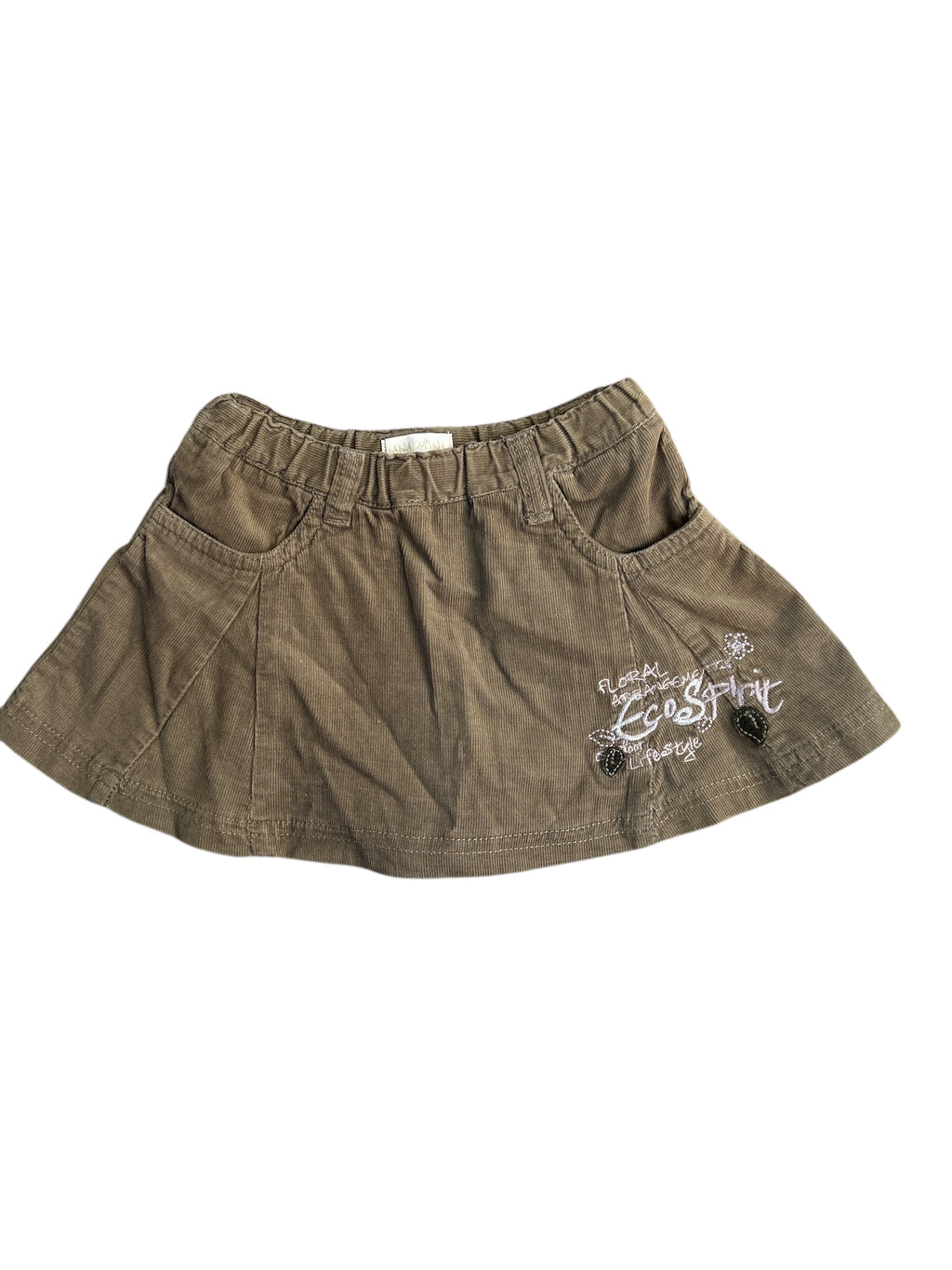 Gonna Velluto Beige Iana Mini 18-24 Mesi