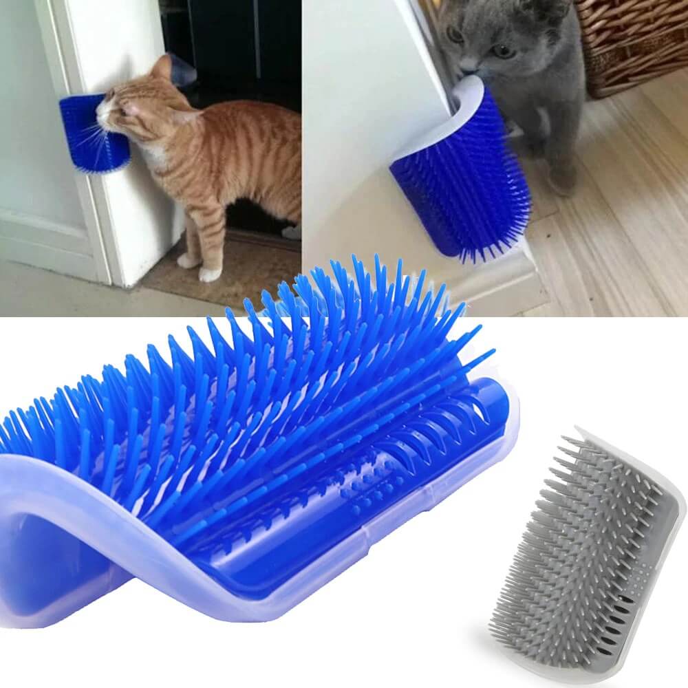 Spazzola Per Gatti Autopulente Catit Con Erba Gatta All'interno