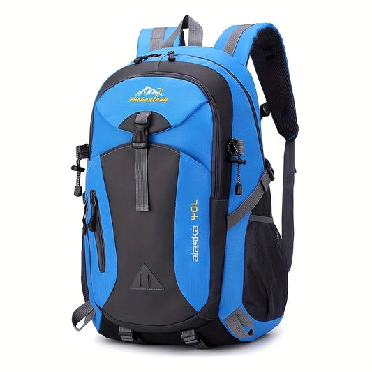Zaino Trekking Nuovo Da 40 Litri Blu Nero