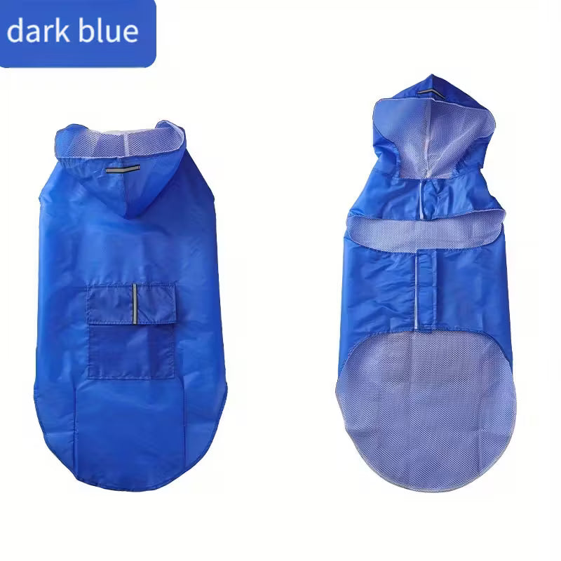 Impermeabile Caldo Per Cani Con Strisce Riflettenti Luminose Per Uso Esterno