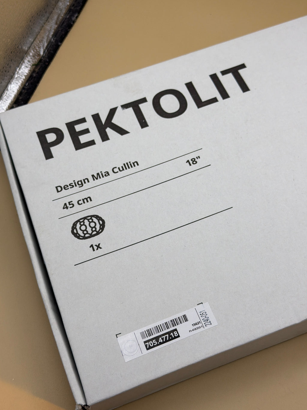 Lampadario Ikea Pektolit Nuovo