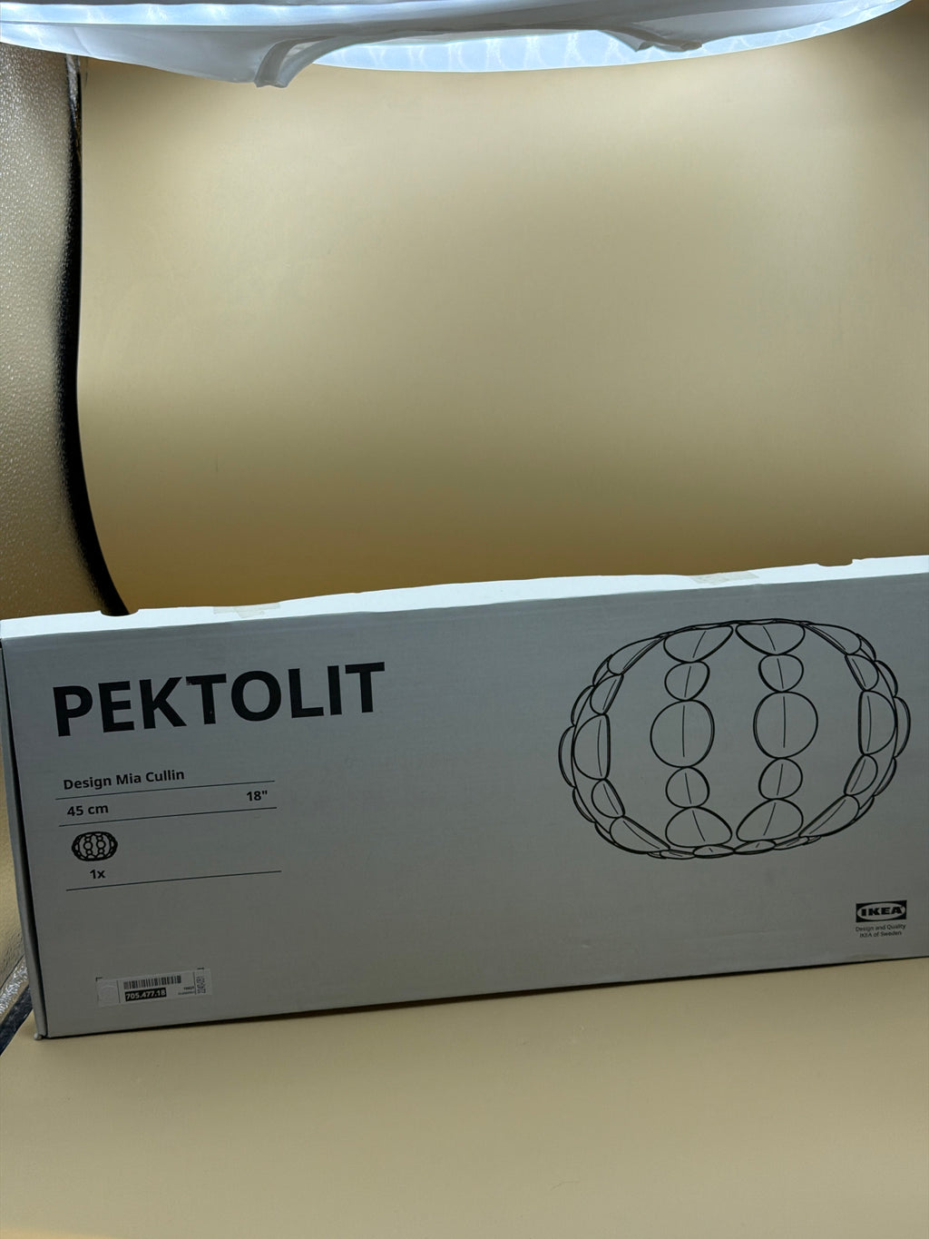 Lampadario Ikea Pektolit Nuovo