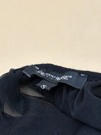 Maglia Nera S Dennyrose Semitrasparente