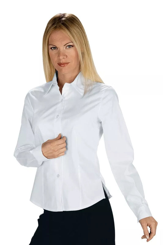 Camicia Donna Nuova Piquet Bianca Isacco Xxl