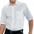 Camicia Pol/cot Manica Corta Bianca Isacco 062100 Tg. M
