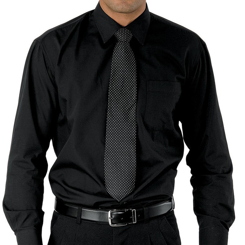 Camicia Nera Da Lavoro Nuova Isacco Unisex Uomo Donna S