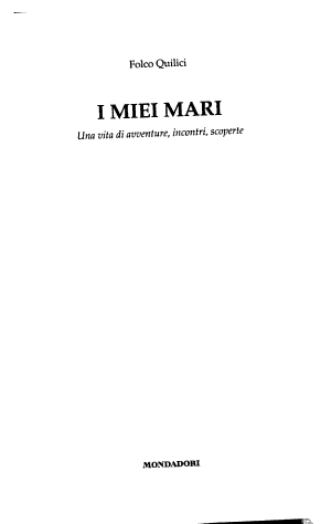 I Miei Mari - Folco Quilici