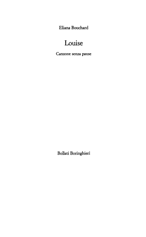 Louise - Eliana Bouchard