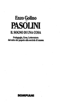 Pasolini - Enzo Golino