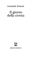 Il Giorno Della Civetta - Leonardo Sciascia