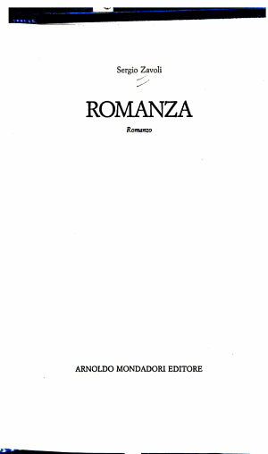 Romanza - Sergio Zavoli