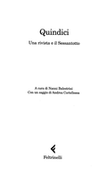 Quindici - Nanni Balestrini, Andrea Cortellessa