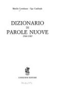 Dizionario Di Parole Nuove, 1964-1987 - Manlio Cortelazzo, Ugo Cardinale