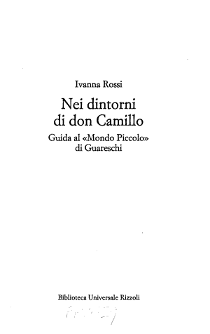 Nei Dintorni Di Don Camillo - Ivanna Rossi