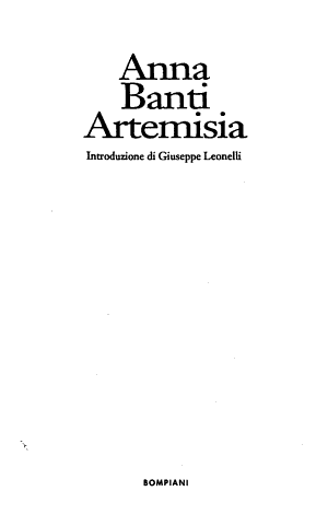 Artemisia - Anna Banti