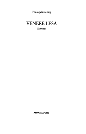 Venere Lesa - Paolo Maurensig