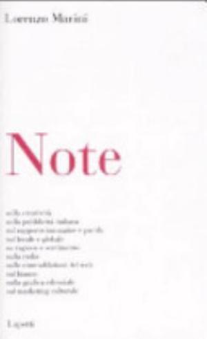 Note - Lorenzo Marini