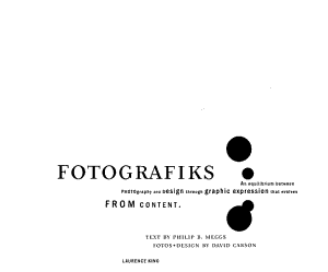 Fotografiks - Philip B. Meggs