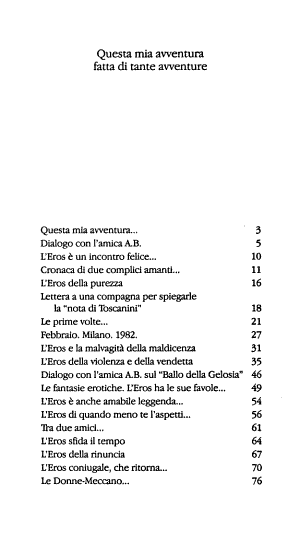 L'eros - Alberto Bevilacqua