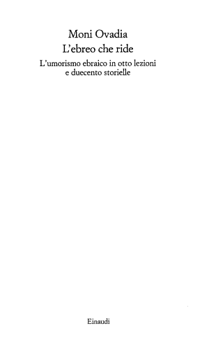 L'ebreo Che Ride - Moni Ovadia