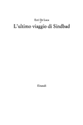 L'ultimo Viaggio Di Sindbad - Erri De Luca