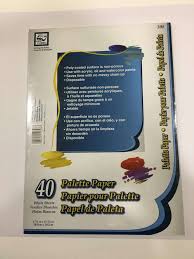 Palette Paper - blocco carta per tavolozza 40 fogli