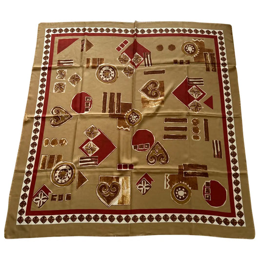 Foulard Lanetta Beige Marrone