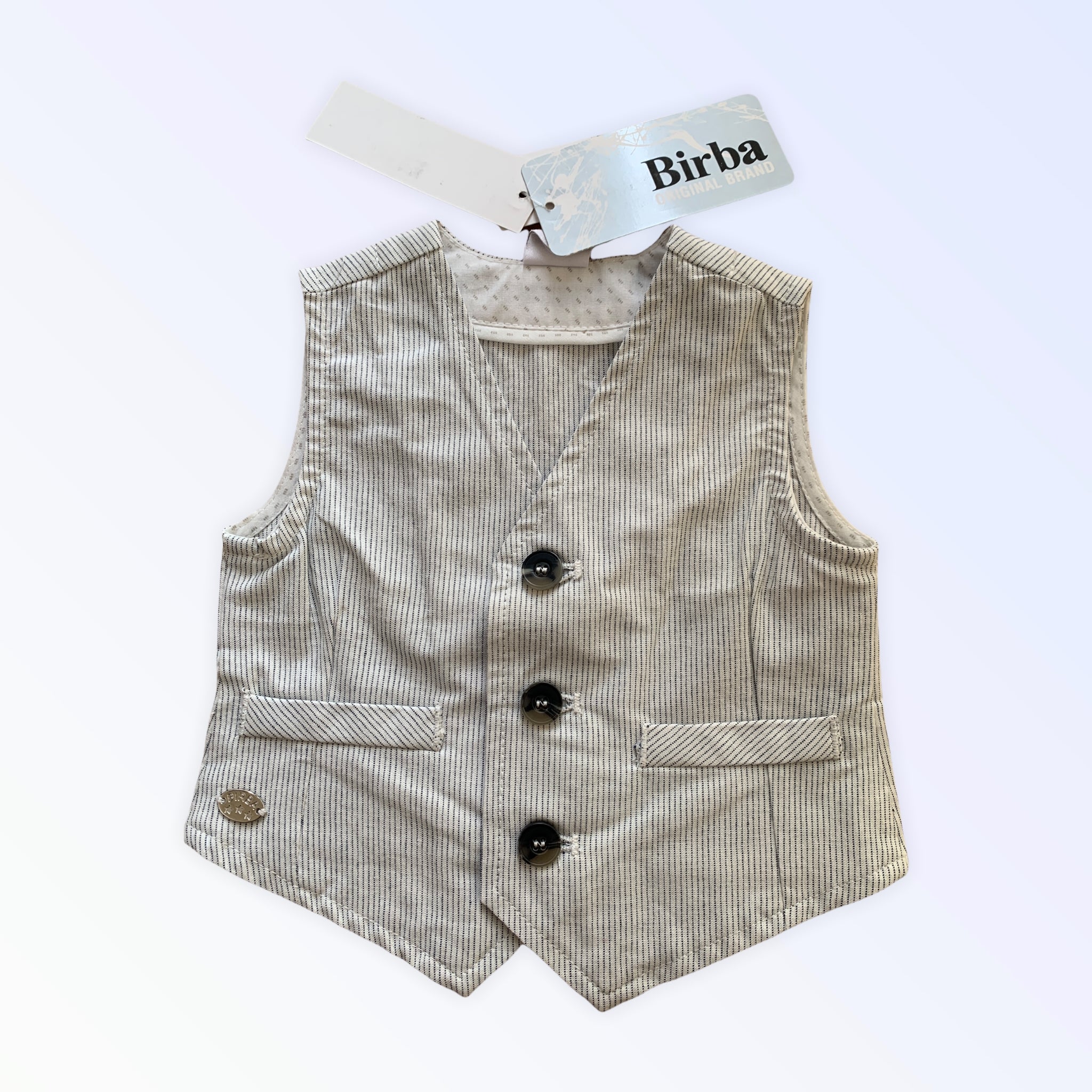 Gilet Elegante Birba 9 Mesi Nuovo Bimbo