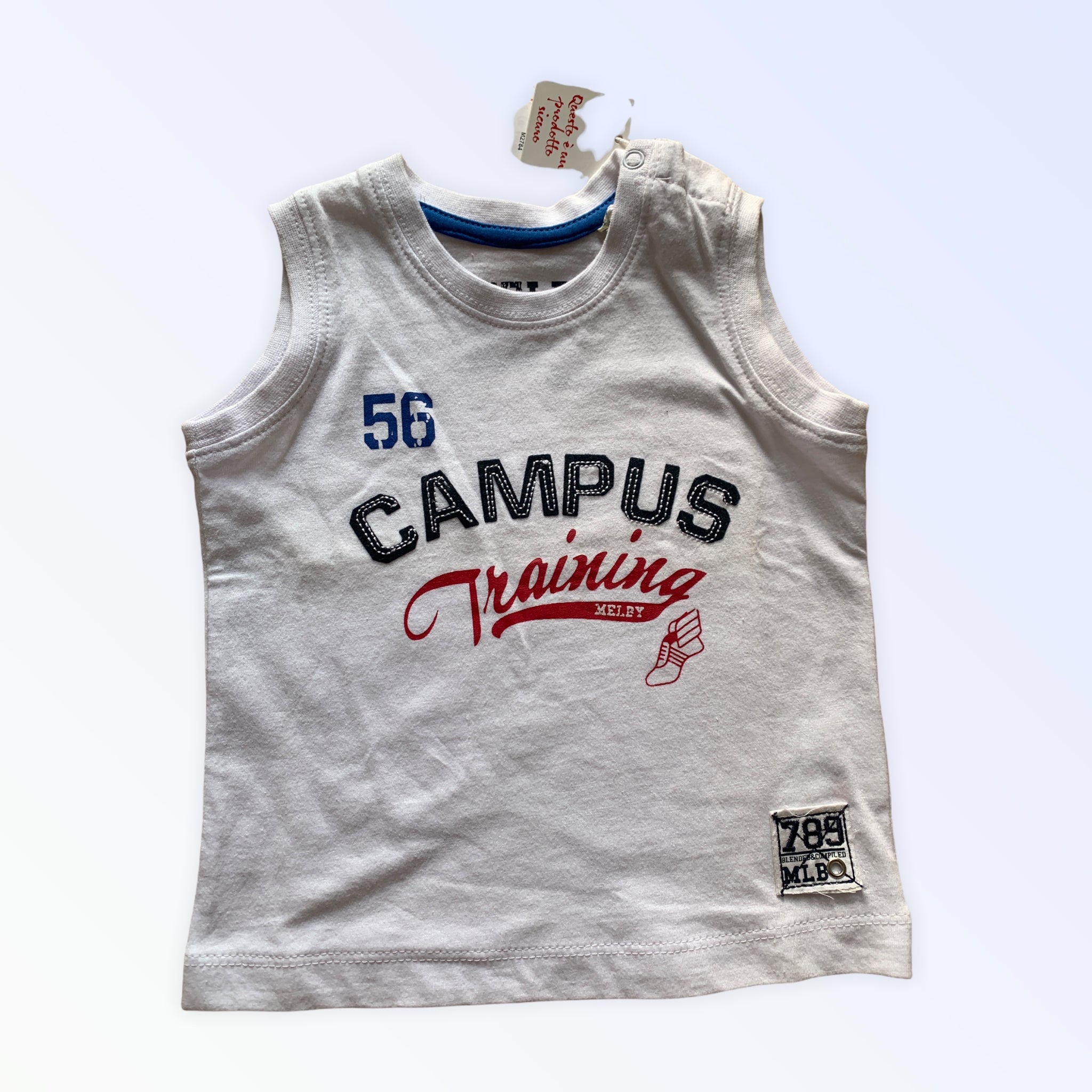 Canotta T-shirt Melby 9 Mesi Nuova Bimbo