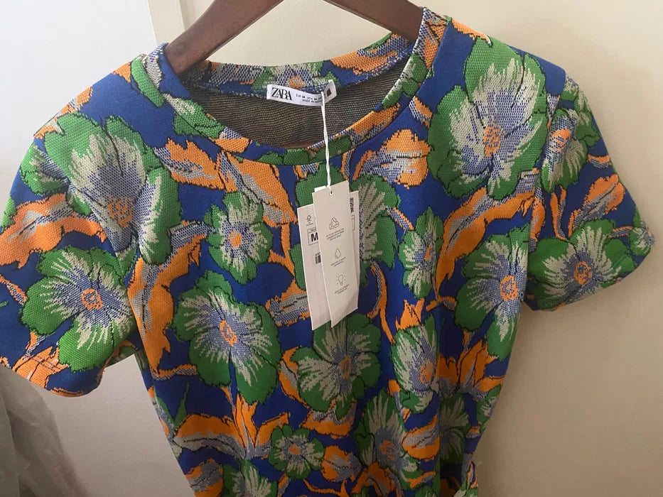 Vestito Nuovo Zara Fantasia S
